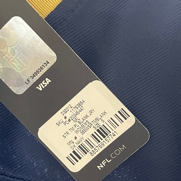 NWT LA Rams NFL Pro Line Jersey - Womens Size S - Blue/Gold - Picture 3 of 3